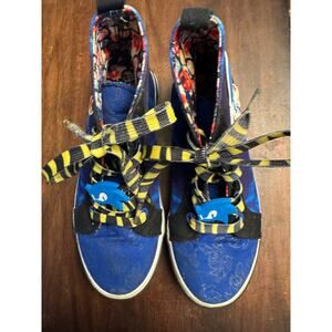 Ground Up Sonic the hedgehog high top sneakers big kids size 3 blue